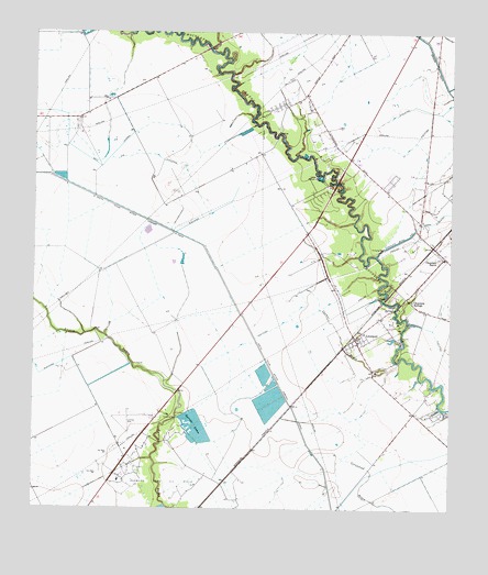Liverpool, TX USGS Topographic Map