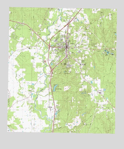 Livingston, TX USGS Topographic Map