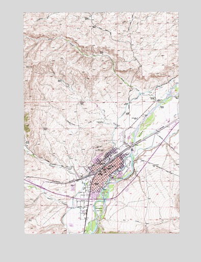 Livingston, MT USGS Topographic Map