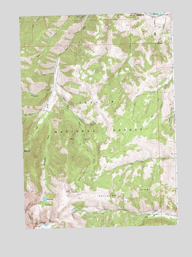 Livingston Creek, ID USGS Topographic Map