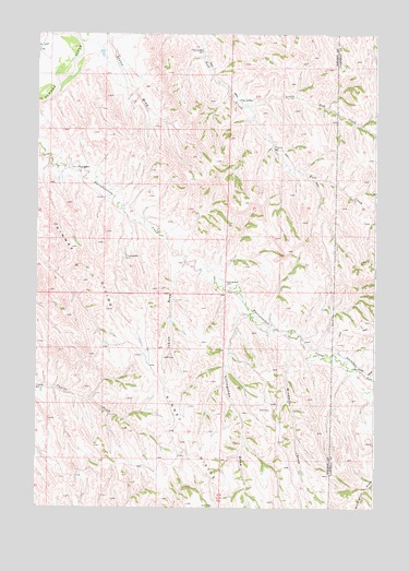 Livingston Draw, WY USGS Topographic Map