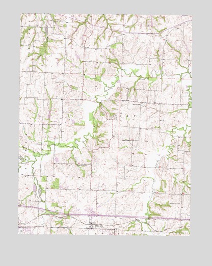 Bates City, MO USGS Topographic Map