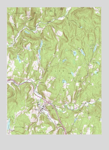 Livingston Manor, NY USGS Topographic Map