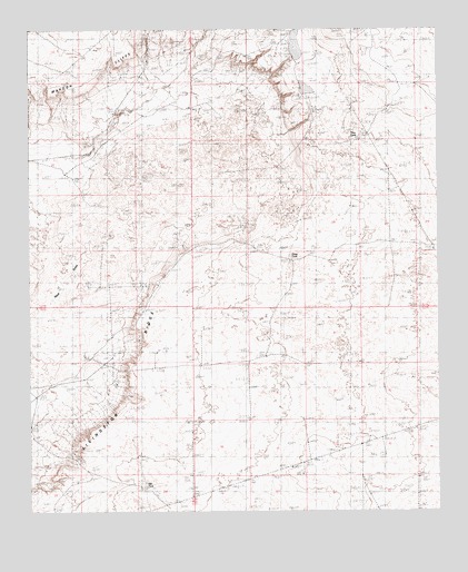 Livingston Ridge, NM USGS Topographic Map