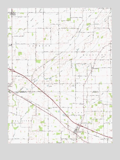 Lizton, IN USGS Topographic Map