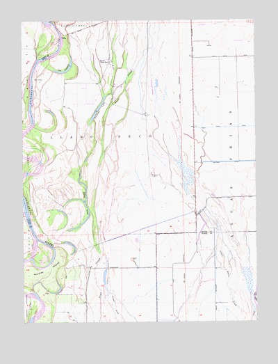 Llano Seco, CA USGS Topographic Map