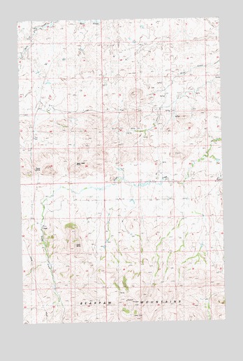 Lloyd, MT USGS Topographic Map