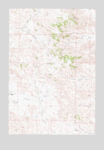 Loaf of Bread Butte, MT USGS Topographic Map