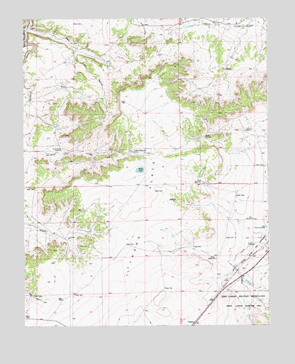 Bates Lake, CO USGS Topographic Map