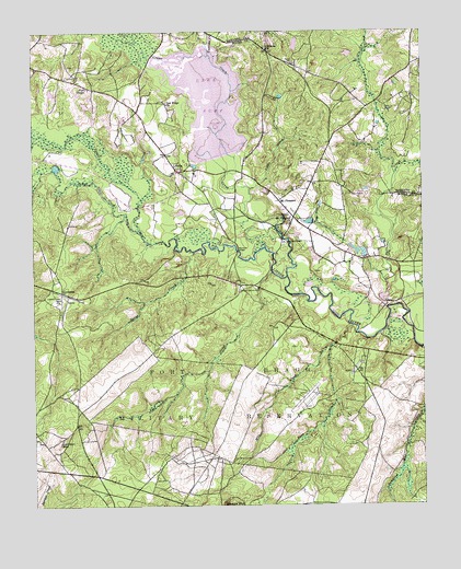 Lobelia, NC USGS Topographic Map