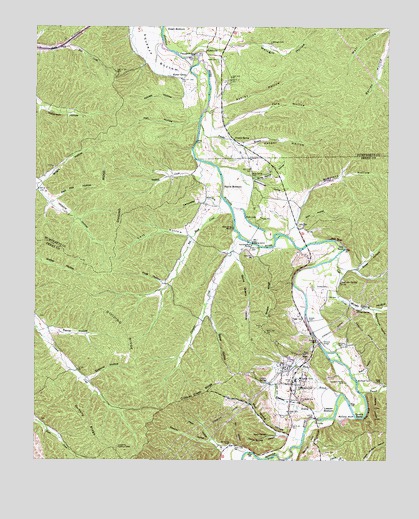 Lobelville, TN USGS Topographic Map