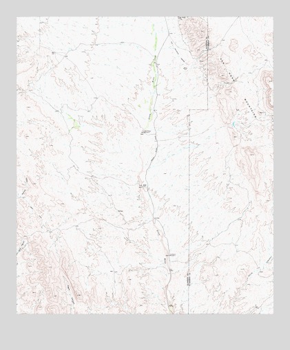 Lobo SW, TX USGS Topographic Map