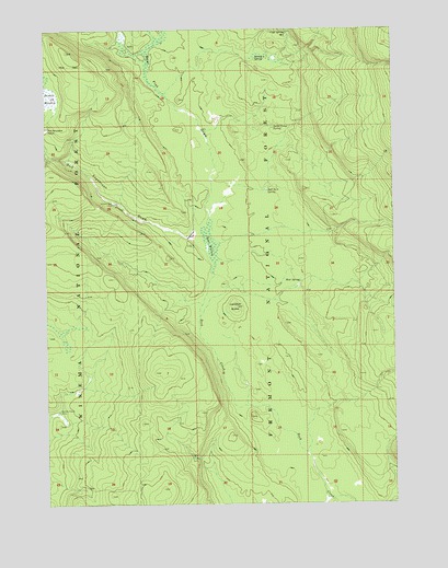 Location Butte, OR USGS Topographic Map
