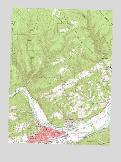 Lock Haven, PA USGS Topographic Map