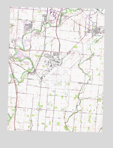Lockbourne, OH USGS Topographic Map