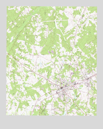 Batesburg, SC USGS Topographic Map
