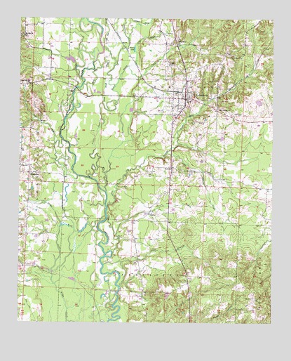 Lockesburg, AR USGS Topographic Map