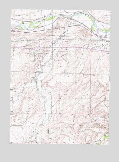 Lockett, WY USGS Topographic Map