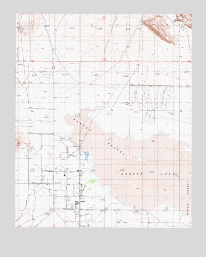 Lockhart, CA USGS Topographic Map