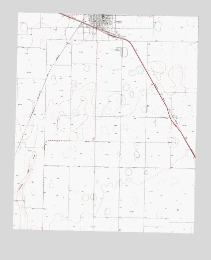 Lockney, TX USGS Topographic Map
