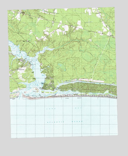 Lockwoods Folly, NC USGS Topographic Map