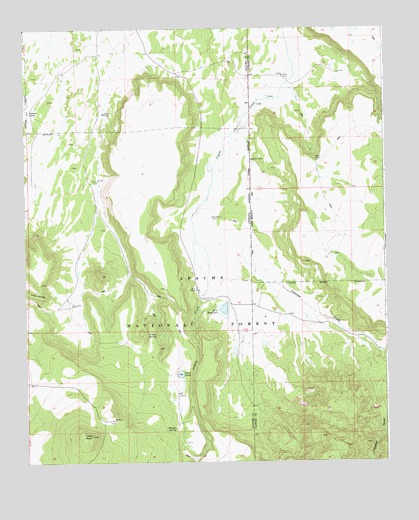 Loco Knoll, AZ USGS Topographic Map