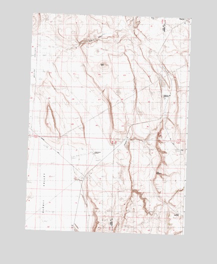 Locust Butte, OR USGS Topographic Map