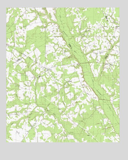 Lodge, SC USGS Topographic Map