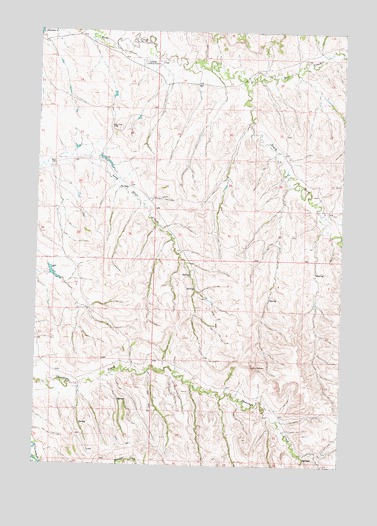 Lodge Grass NE, MT USGS Topographic Map