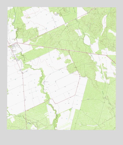 Batesville, TX USGS Topographic Map