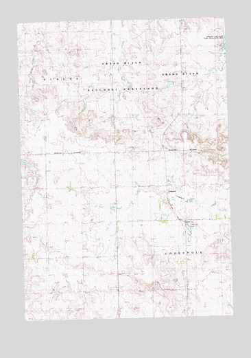Lodgepole, SD USGS Topographic Map