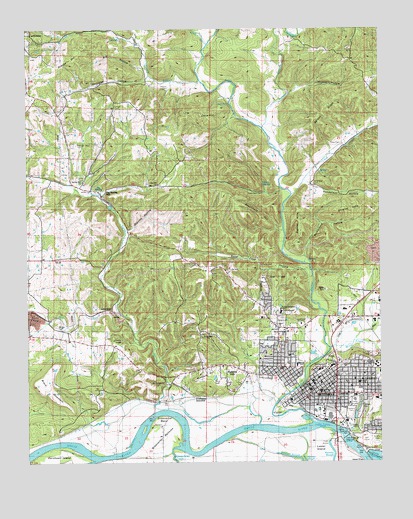 Batesville, AR USGS Topographic Map