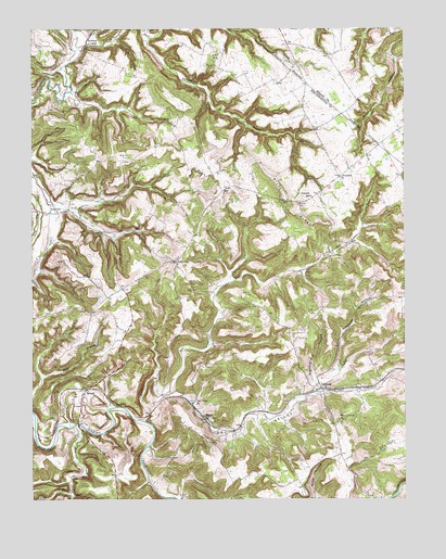 Lodiburg, KY USGS Topographic Map