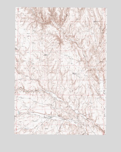 Log Creek, OR USGS Topographic Map