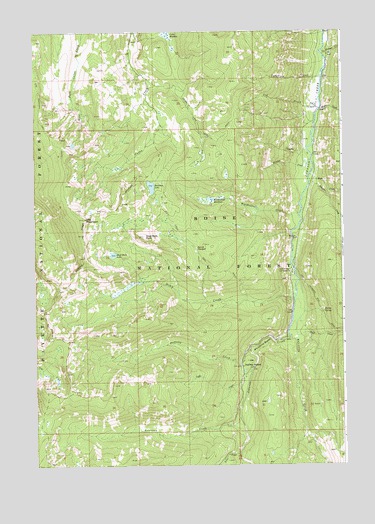 Log Mountain, ID USGS Topographic Map