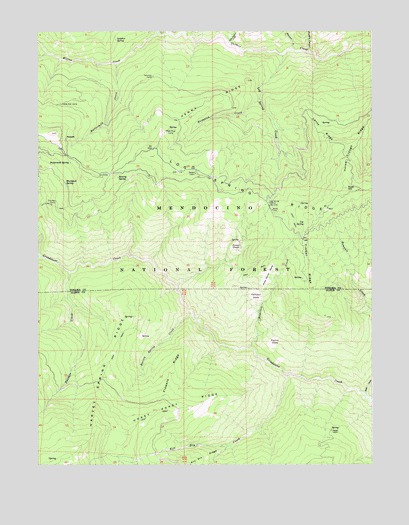 Log Spring, CA USGS Topographic Map