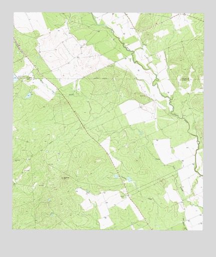Batesville Hill, TX USGS Topographic Map