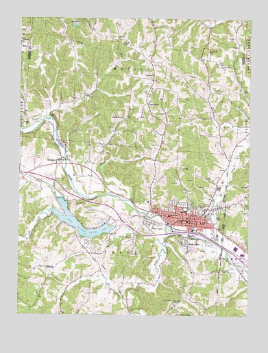 Logan, OH USGS Topographic Map