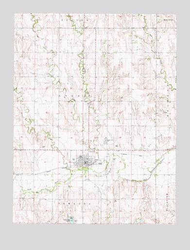 Logan, KS USGS Topographic Map