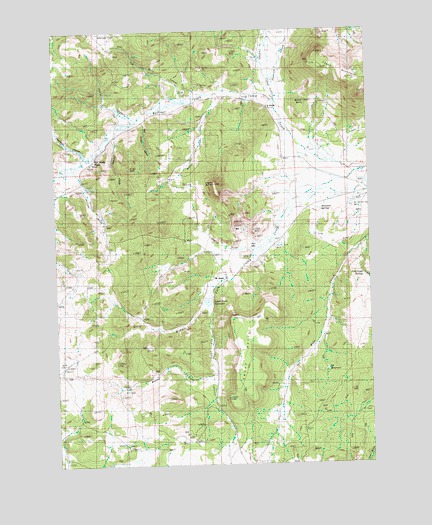 Logan Butte, OR USGS Topographic Map