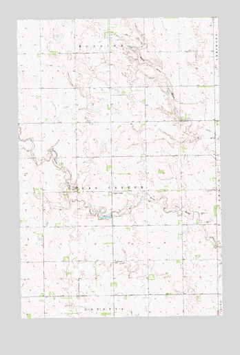 Logan Center, ND USGS Topographic Map