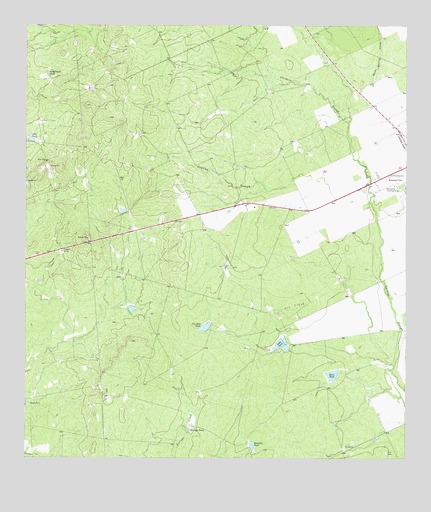 Batesville NW, TX USGS Topographic Map