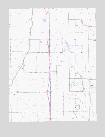 Logandale, CA USGS Topographic Map