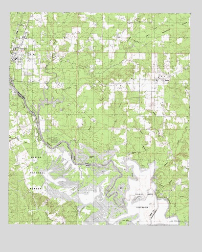 Logansport East, LA USGS Topographic Map
