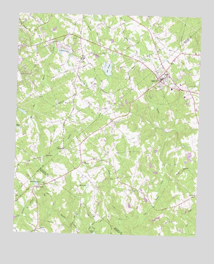 Loganville, GA USGS Topographic Map