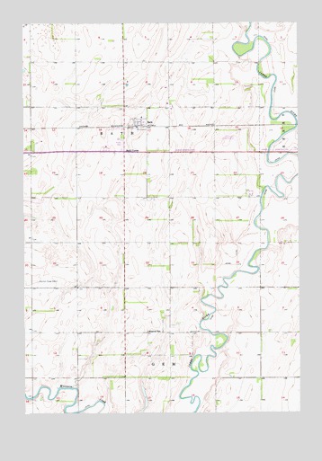 Bath, SD USGS Topographic Map