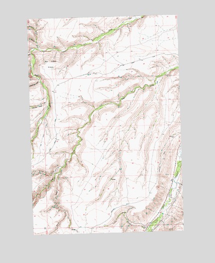 Logy Creek NE, WA USGS Topographic Map