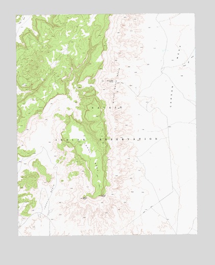 Lohali Point, AZ USGS Topographic Map