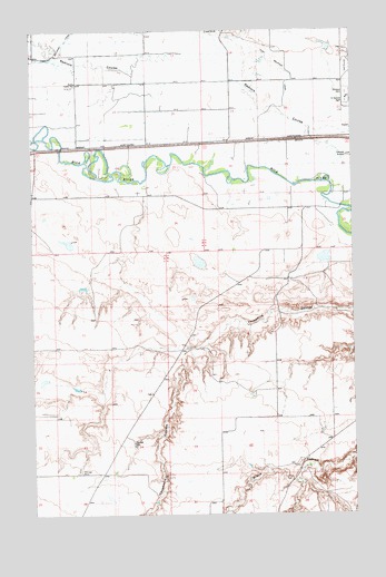 Lohman SE, MT USGS Topographic Map