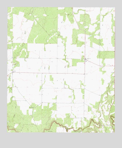 Lohn, TX USGS Topographic Map